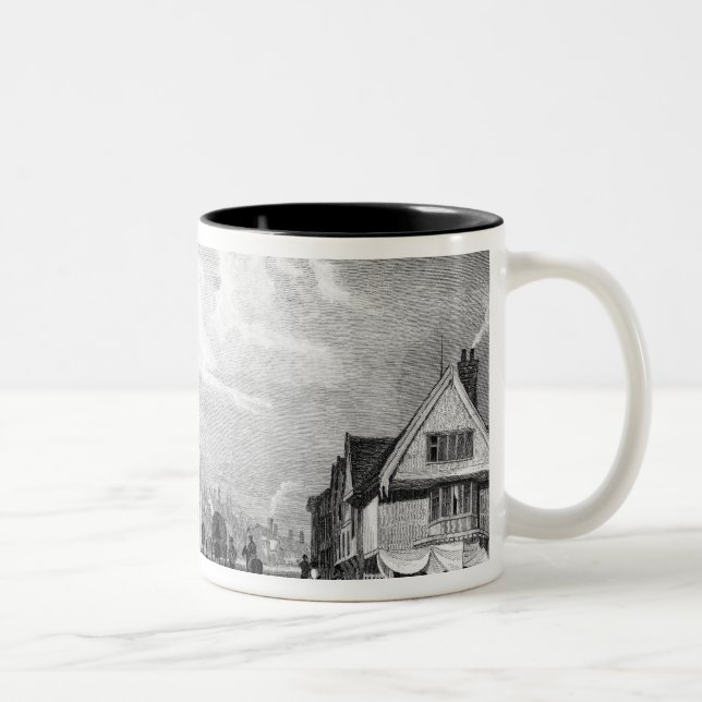 View of Faversham, Kent, 1832 Two-Tone Coffee Mug (Right)