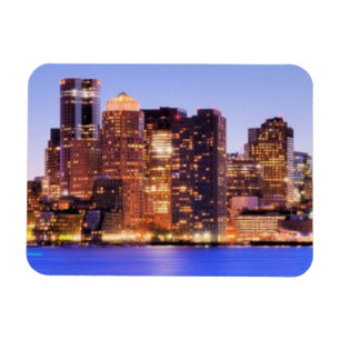 View of Financial District of downtown Boston Magnet