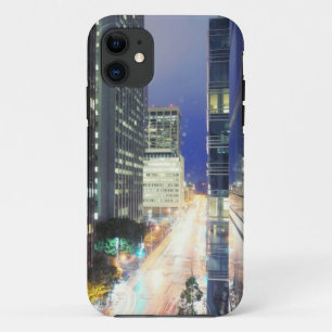 View of financial district office buildings iPhone 11 case