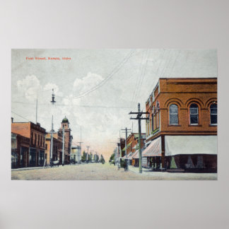 View of First StreetNampa, ID Poster