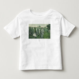 View of Fishermen with Catch near Fitch Mt. Toddler T-Shirt