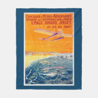 View of Float Planes in Air and Water Poster