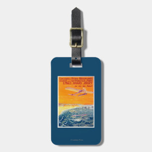 View of Float Planes in Air and Water Poster Luggage Tag