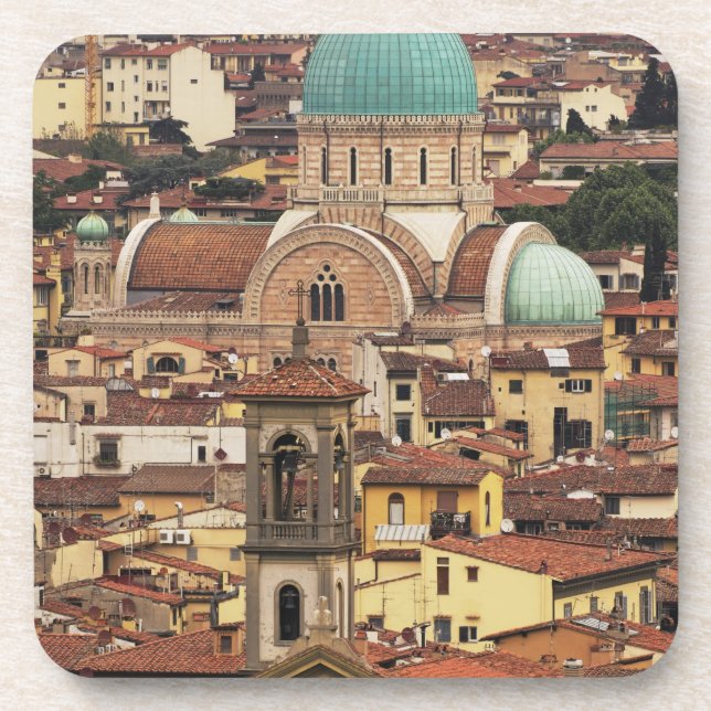 View of Florence, Italy from Piazza Coaster (Front)