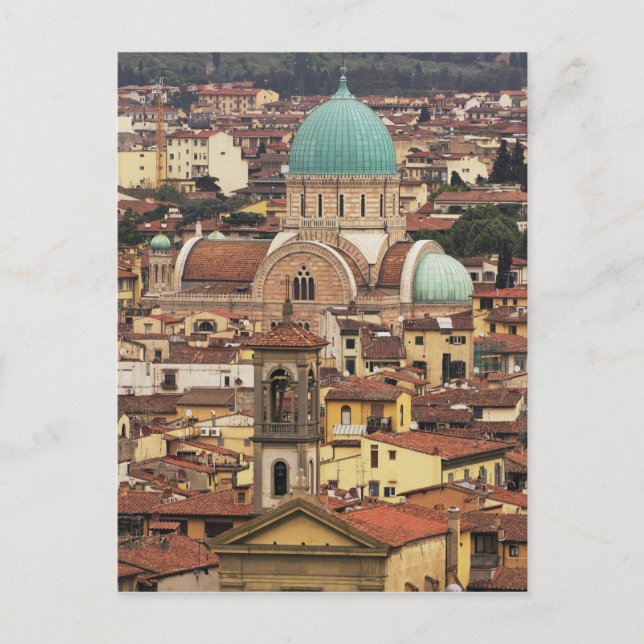 View of Florence, Italy from Piazza Postcard (Front)