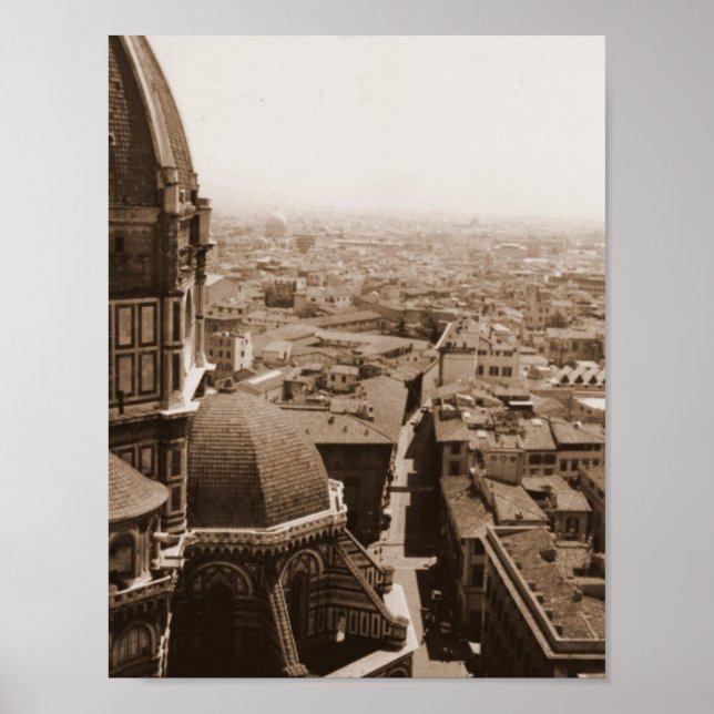 View of Florence Poster (Front)