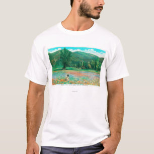 View of Flowering Field T-Shirt