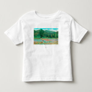 View of Flowering Field Toddler T-Shirt