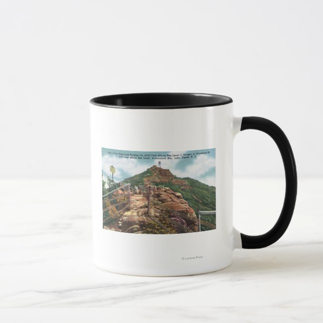 View of Foot Trail to Summit Mug (Right)
