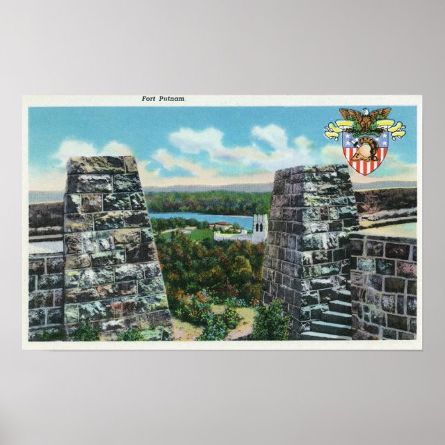 View of Fort Putnam Poster (Front)