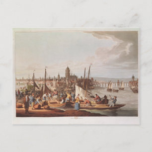 View of Frankfurt, 1814 Postcard