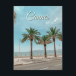 View of French Riviera in Cannes France Postcard<br><div class="desc">View of French Riviera in Cannes France Postcard</div>