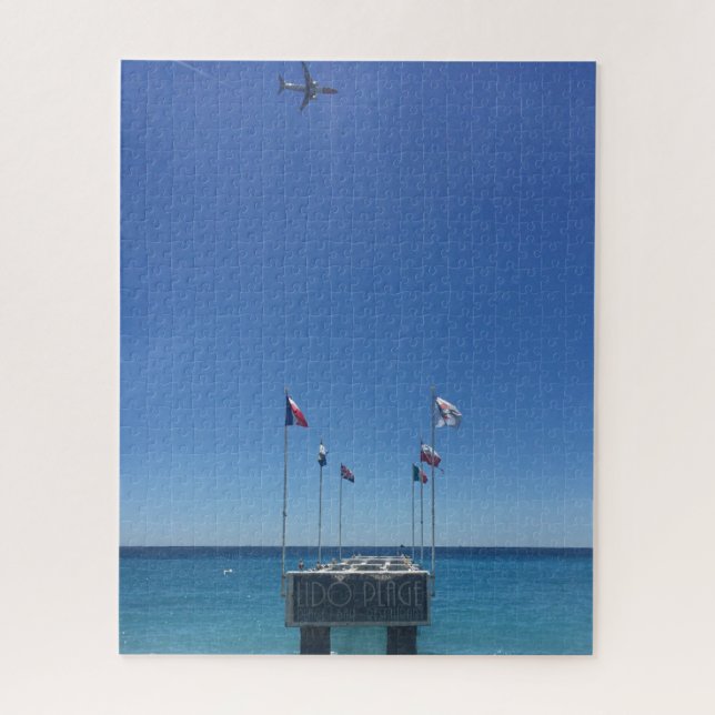 View of French Riviera in Nice France  Jigsaw Puzzle (Vertical)