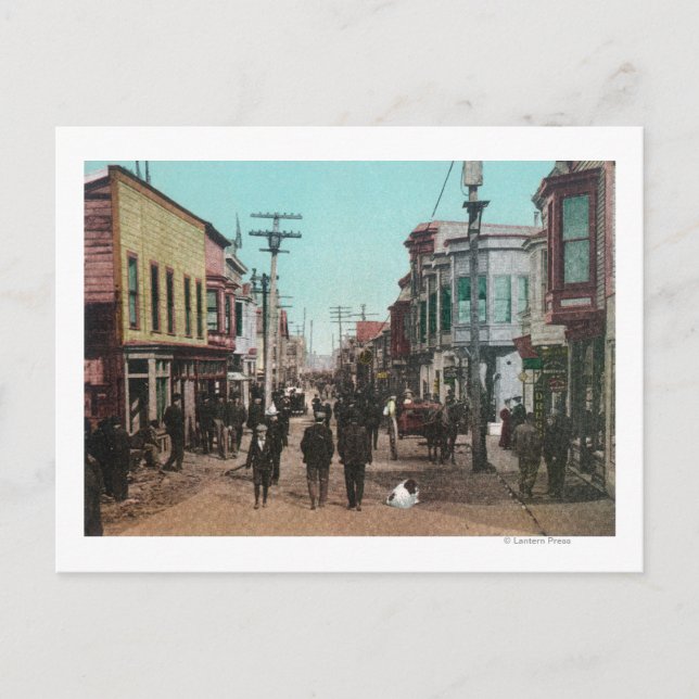 View of Front StreetNome, AK Postcard (Front)