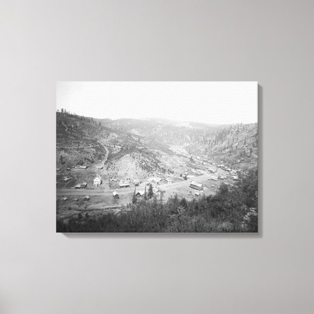 View of Galena, South Dakota Photograph Canvas Print (Front)