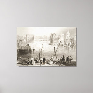 View of Galway from the Claddagh Canvas Print