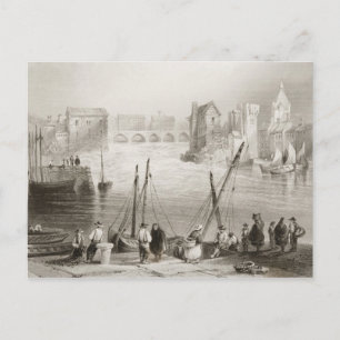 View of Galway from the Claddagh Postcard