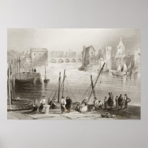 View of Galway from the Claddagh Poster