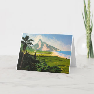 View of Gavea Beach Card