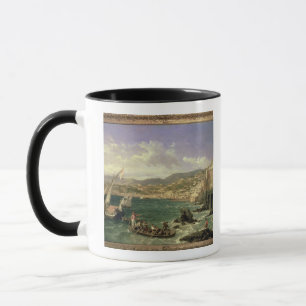 View of Genoa, 1854 (oil on canvas) Mug