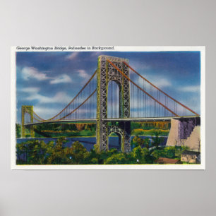 View of George Washington Bridge Poster