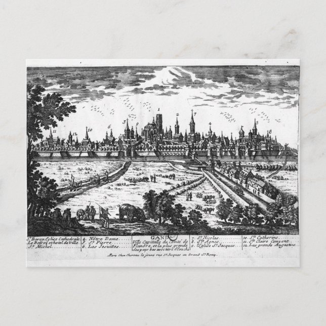 View of Ghent Postcard (Front)