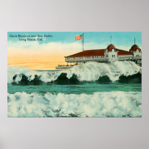 View of Giant Breakers and the Sun Parlor Poster