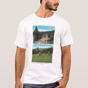 View of Golf Course, Croquet Grounds, Cottages T-Shirt