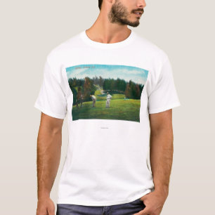 View of Golfer About Ready to SwingOakland, CA T-Shirt