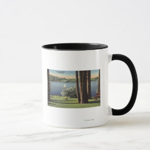 View of Grassy Shore & Lake Mug