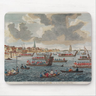 View of Gravesend with troops Mouse Mat