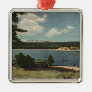 View of Grout Bay from Dana Point Metal Tree Decoration