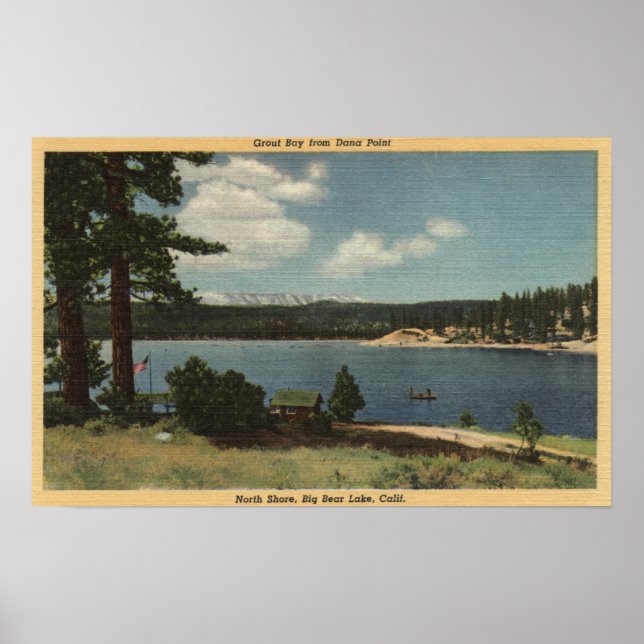 View of Grout Bay from Dana Point Poster (Front)