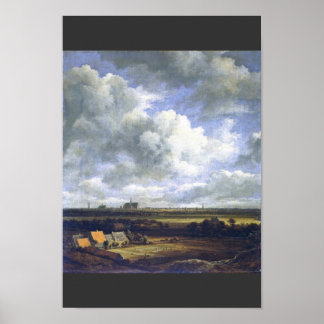 View Of Haarlem By Ruisdael Jacob Isaacksz. Van (B Poster