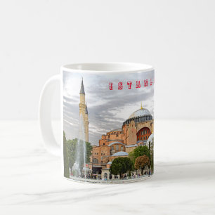 View of Hagia Sophia. (Hagia Sophia Museum). Coffee Mug
