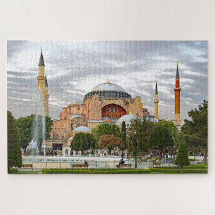 View of Hagia Sophia. (Hagia Sophia Museum). Jigsaw Puzzle
