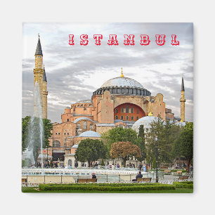 View of Hagia Sophia. (Hagia Sophia Museum). Magnet