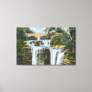 View of Haines Falls Canvas Print