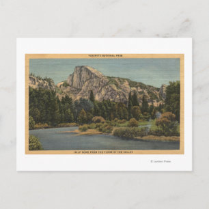 View of Half Dome from Valley Floor Postcard