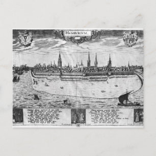 View of Hamburg Postcard
