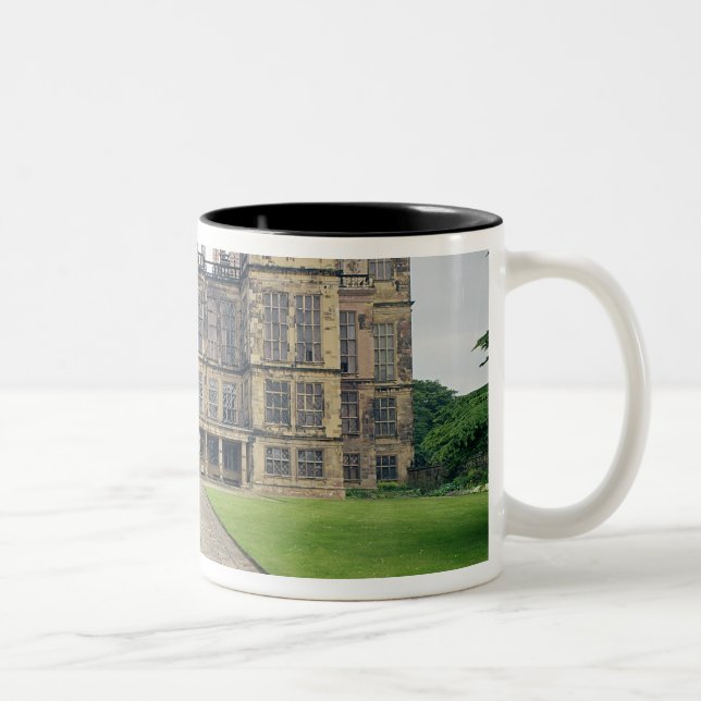 View of Hardwick Hall Two-Tone Coffee Mug (Right)