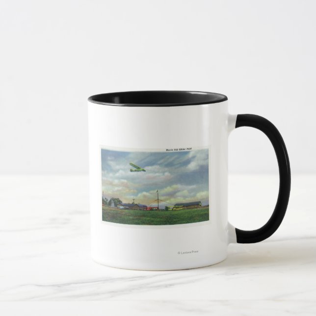 View of Harris Hill Glider Field, Glider in Mug (Right)
