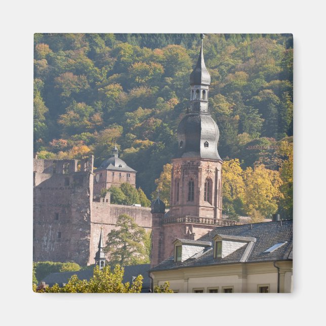 View of Heidelberg's Old Town Magnet (Front)