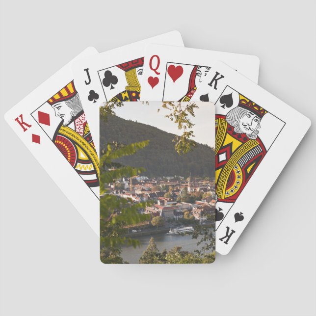 View of Heidelberg's Old Town Playing Cards (Back)