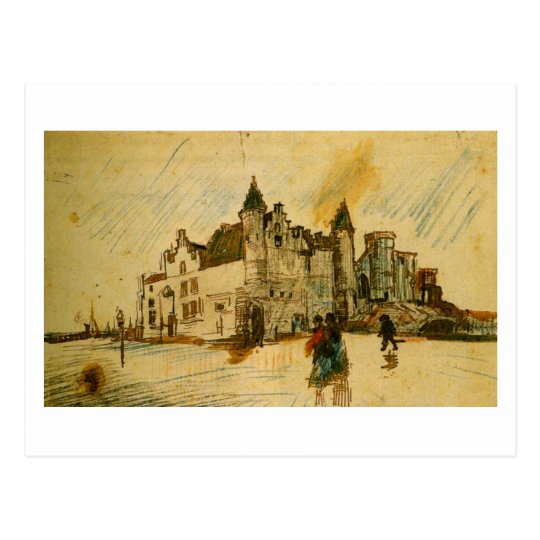 View of Het Steen (F1351) Van Gogh Fine Art Postcard