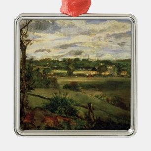 View of Highgate from Hampstead Heath, c.1834 Metal Tree Decoration