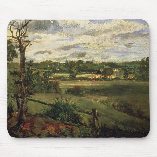 View of Highgate from Hampstead Heath, c.1834 Mouse Mat (Front)