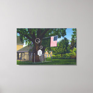 View of Historic Scythe Tree Farm Canvas Print