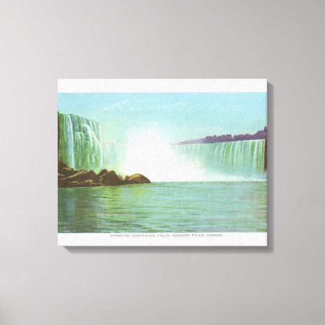 View of Horseshoe Falls Canvas Print (Front)