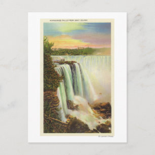 View of Horseshoe Falls from Goat Island Postcard
